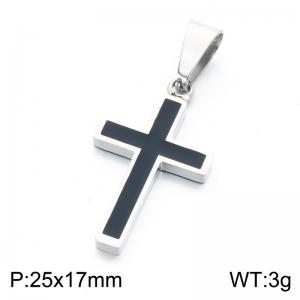 Stainless Steel Cross Pendant - KP119317-KL