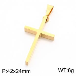 Stainless Steel Cross Pendant - KP119320-KL