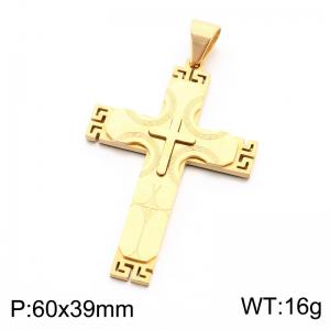 Stainless Steel Cross Pendant - KP119336-KL
