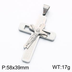 Stainless Steel Cross Pendant - KP119358-KL