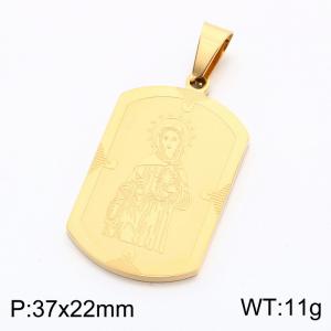 Stainless Steel Gold-plating Pendant - KP119404-KL