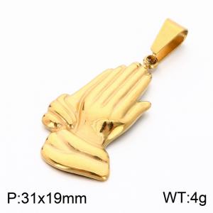 Stainless Steel Gold-plating Pendant - KP119408-KL