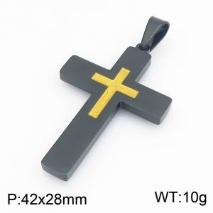 Stainless Steel Cross Pendant - KP119441-HR