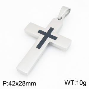 Stainless Steel Cross Pendant - KP119444-HR
