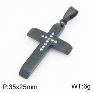 Stainless Steel Cross Pendant - KP119445-HR