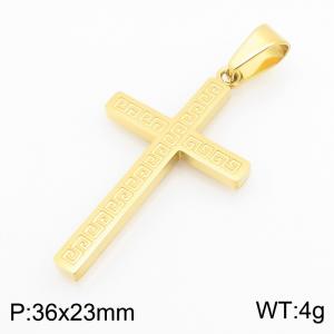 Stainless Steel Cross Pendant - KP119477-HR