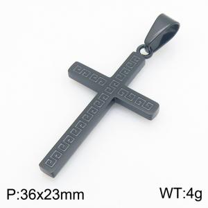 Stainless Steel Cross Pendant - KP119478-HR