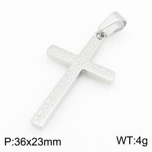 Stainless Steel Cross Pendant - KP119479-HR