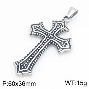 Stainless Steel Cross Pendant - KP119670-LU