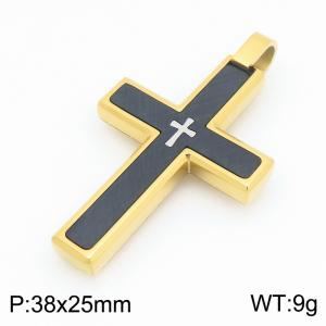 Stainless Steel Cross Pendant - KP119768-HR