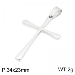 Stainless Steel Cross Pendant - KP119804-HR
