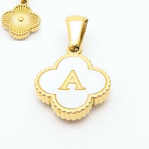 Stainless Steel Gold-plating Letter Pendant - KP119820-LB