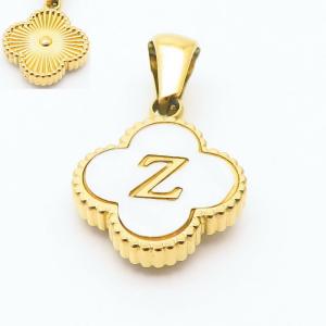 Stainless Steel Gold-plating Letter Pendant - KP119845-LB