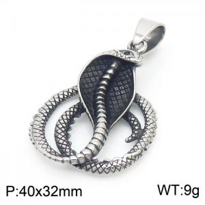 Creative stainless steel Naja men's pendant - KP120059-MZOZ