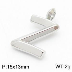 Stainless steel fashionable personalized letter Z pendant pendant - KP120191-Z