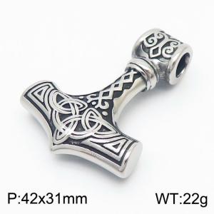 Punk style personalized stainless steel Viking Thor fashion retro pendant - KP120362-MZOZ