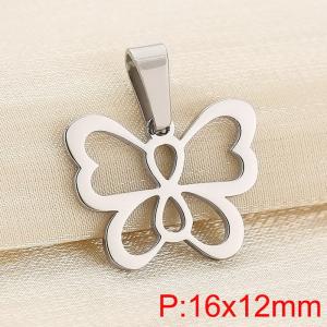 Stainless steel butterfly pendant - KP120391-Z