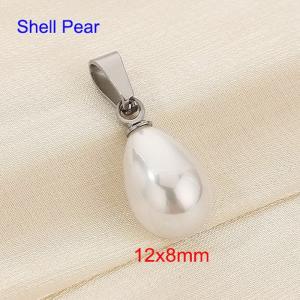 Shell bead pendant - KP120452-Z