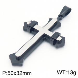 Stainless Steel Cross Pendant - KP130561-HR