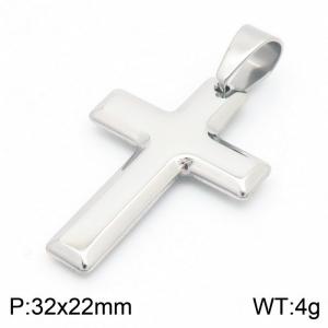 Stainless Steel Cross Pendant - KP130581-HR