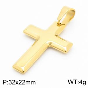 Stainless Steel Cross Pendant - KP130582-HR