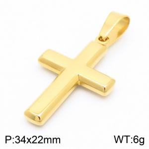 Stainless Steel Cross Pendant - KP130586-HR