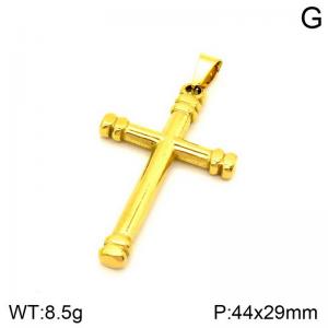 Stainless Steel Cross Pendant - KP130738-NT