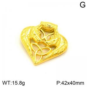 Stainless Steel Gold-plating Pendant - KP130762-NT