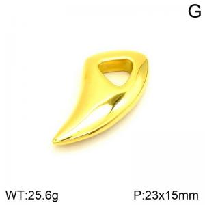 Stainless Steel Gold-plating Pendant - KP130767-NT