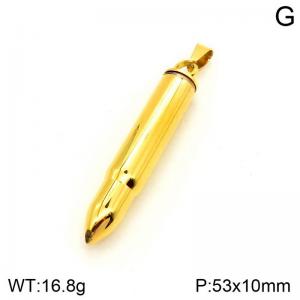 Stainless Steel Gold-plating Pendant - KP130788-NT