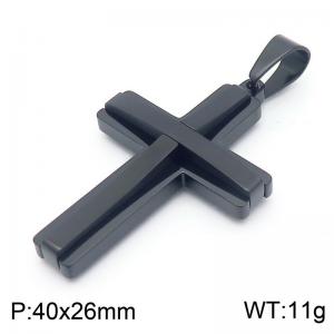 Stainless Steel Cross Pendant - KP130976-HR