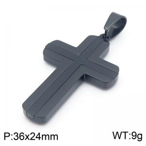Stainless Steel Cross Pendant - KP130986-HR