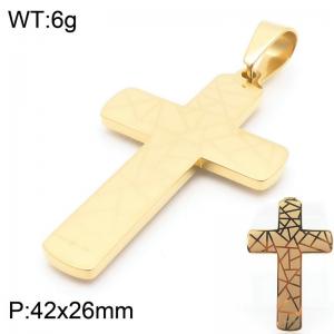 Stainless Steel Cross Pendant - KP130990-HR