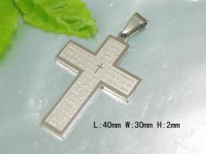 Stainless Steel Cross Pendant - KP26417-KL