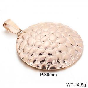 Stainless Steel Gold-plating Pendant - KP30642-K