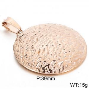 Stainless Steel Gold-plating Pendant - KP30851-D