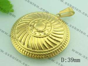 Stainless Steel Gold-plating Pendant - KP31482-K