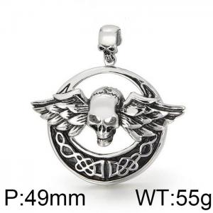 SS Skull Pendant - KP32836-D