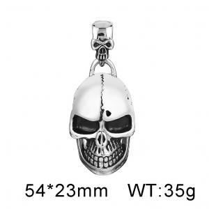 Skull Punk Personality Trendy Men's Pendant - KP32845-D