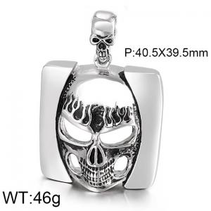 SS Skull Pendant - KP34846-D