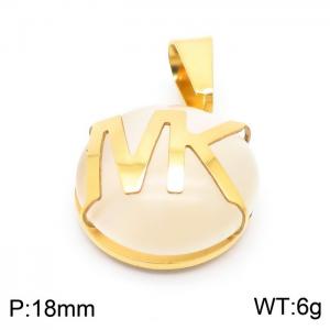 Stainless Steel Gold-plating Pendant - KP36207-D