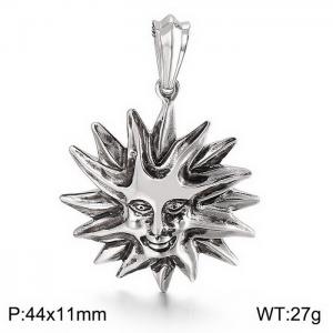 Personalized Sun Statue Hip Hop Sun Eye Men's Jewelry Pendant - KP36495-D