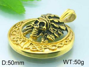 SS Skull Pendant - KP39356-D