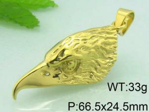 Stainless Steel Gold-plating Pendant - KP40056-THX