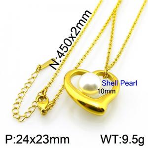 Stainless Steel Gold-plating Pendant - KP40342-Z