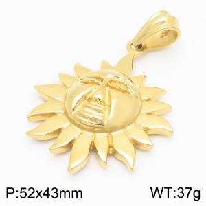 Stainless Steel Gold-plating Pendant - KP40877-D