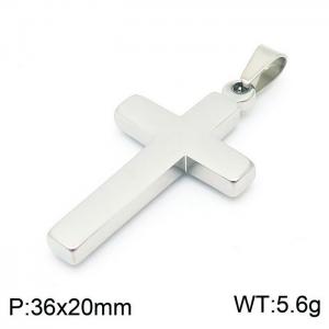 Stainless Steel Cross Pendant - KP41381-Z