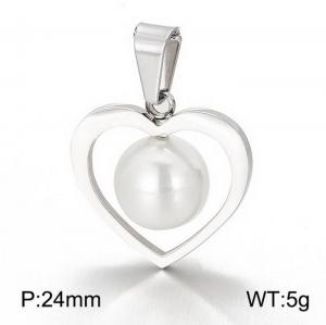 SS Shell Pearl Pendant - KP41632-K