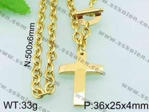  Stainless Steel Gold-plating Pendant  - KP41872-Z