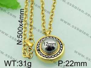  Stainless Steel Gold-plating Pendant  - KP41882-Z